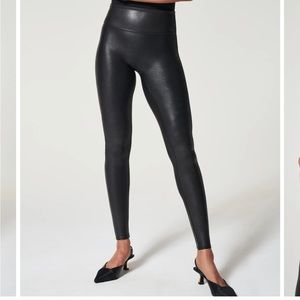 SPANX Faux Leather Leggings - Size S